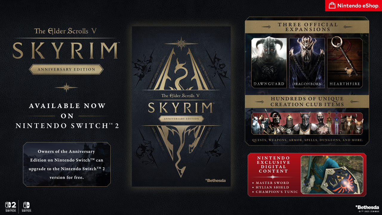 skyrim anniversary edition switch 2
